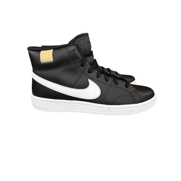 Nike Court Royale 2 Mid Sneakers Size 8 Black/White Onyx - Picture 5 of 13